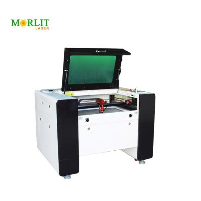 China Latest 80W Ruida 6445 Morlit Laser4060 Mainboard Water Cooled CO2 Laser High End Engraving Machine for sale