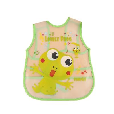 China Custom Cheap Price Antibacterial Waterproof Baby Bibs Hot Sales EVA Painting Apron Drool Animal Bibs for sale