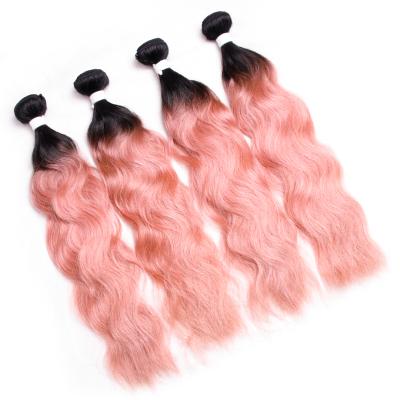 China Wholesale Natural Wave 10a Grade Extension Pink Hair Weft Bundles 8 To 30 Inch Grade Peruvian Natural Hair Wave Tall for sale