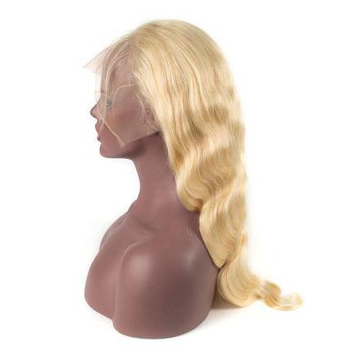 China Body Wave Wholesale 130 Density 18inch 613 Color Body Wave Full Lace Wigs for sale