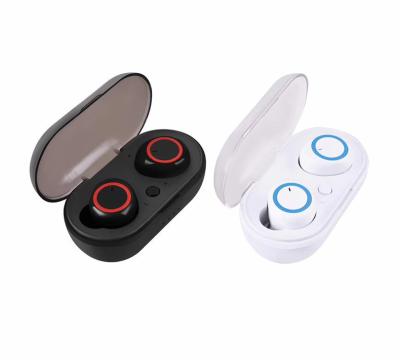 China 2022 Hot Sale Y50 TWS Earphone Mini Portable Wireless Headset In-Ear 5.0 Touch Earbuds for sale