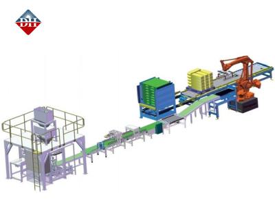 China Bulk Jumbo Bag Filling Machine Systems Volledig automatisch Big Bag Packaging And Palletizing Te koop