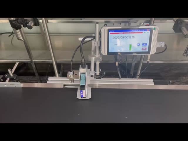 A fully automatic intelligent TIJ thermal inkjet printer that uses fast drying ink to print dates