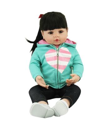 China Hot Selling Children's Toy Doll Model Toy Silicon Reborn Doll Realistic DIY Changeable Dressing Children for sale