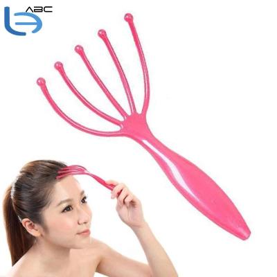 China Home SPA Scalp Massager Five Finger Ball Head Roller Comb Hair Care Massage Comb for sale