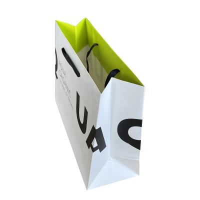 China Custom Logo Printed Art Paper Gift High Quality Recyclable Bags Craft Paper Sack Paper Shopping Bag With Handles for sale