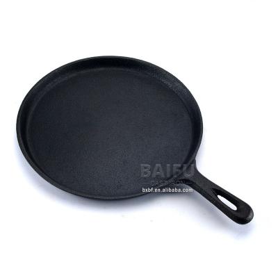 China Amazon Sale Factory Price Vintage Hot Pre-Seasoned Cast Iron Skillet Frying Pan Cast Iron Griddle Grill Pan for sale