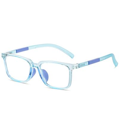 China Fashionable Custom Clear Perscription Frame Custom Clear Blue Light Blocking Glasses Korea Computer Optical Frame Children Glasses Eyewear Frames for sale