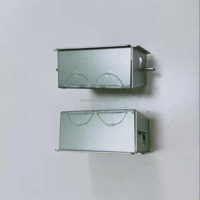 China Industry Electrical Outlet Box 1 Back Strip , Fire Rated GI Metal Boxes With Galvanized Finish for sale