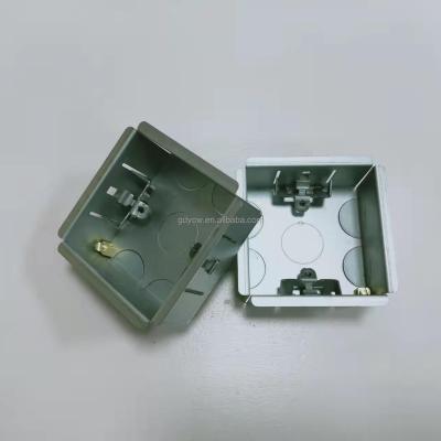 China Industrial Box 1 Click Back Strip , Fire Rated GI Metal Boxes With Galvanized Finish for sale