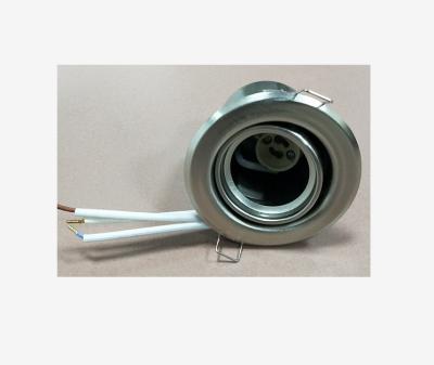 China SATIN CHROME Adjustable Downlight, Fire Rated Downlighter, Flamguard, W/loose Commercial DZ Wire for sale