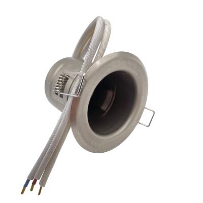 China UK Hot Selling Commercial WHITE Adjustable Fire Rated Downlighter, Flamguard DZ Downlight W/loose Wire for sale