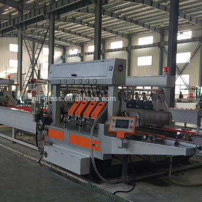 China Glass processing plant double edge glass polishing machine /Double edging glass machine/double glass edger for sale