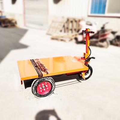 China Electric Transport Durable Mini Loader Brick Three Wheeler Cart For Construction Agriculture Farms Parks for sale