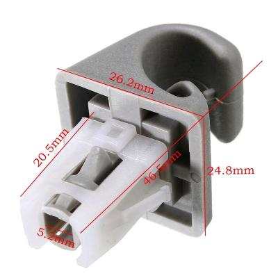 China Automotive Auto Parts PCS Roof Sun Visor Buckle Clip Holder Hook Bracket Without Cover For TOYOTA CAMRY COROLLA Beige/Grey 74348-06030 for sale