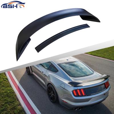 China Black Rear Wing Spoiler For Mustang 2015-2021 GT350 R High Quality Car Bumper Gloss GT350 Styling for sale