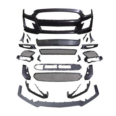 China Mustang 2015-2017 Shelby Car Bumper Body Kit Front Bumper Lip Grille For GT500 GT500 Styling for sale