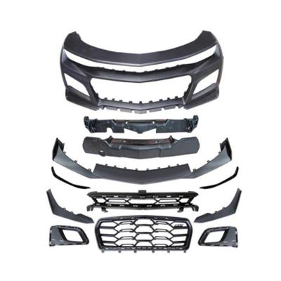 China 19 Style ZL1 19 ZL1 Body Kit Front Bumper Lip Car Bumper Auto Accessories For Chevrolet Camaro 2019+ Normal Bumper for sale