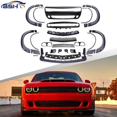 China Demon Demon Styling Auto Front Bumper Wide Fender Flares Car Accessories For Challenger 2015-2022 for sale