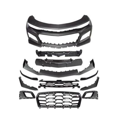 China pp & ABS 19 Style 1LE Body Kit Front Bumper Lip Car Auto Accessories For Chevrolet Camaro SS Model 2019+ for sale