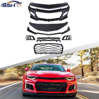 China pp & ZL1 ABS Body Kit Front Bumper Lip Auto Body Kit 6th Bumper For Chevrolet Camaro 2010-2015 5th for sale