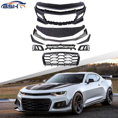 China pp & ABS 1LE Body Kit Front Bumper Lip Auto 6th Bumper For Chevrolet Camaro 2010-2015 5th for sale