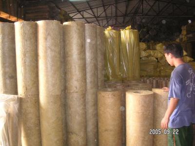 China Alta densidad del material de aislamiento del tubo de stonewool de la insonorización en venta