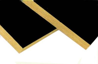 China Soundproofing stonewool Insulation Board Faced With Black Glass Tissue for sale