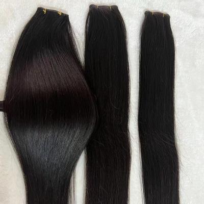 China Silky Straight Wave Top Quality Russian Genius Weft Machine Weaving for sale