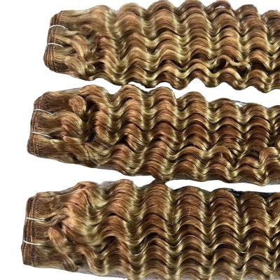 China Silky Straight Wave Chinese One Donor Virgin Cuticle Hair Machine Weft Extension Curly Hair for sale