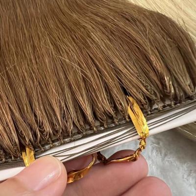 China Silky Straight Wave Hot Selling Human Hair Extension 2023 Invisible Feather Hair Weft Method for sale