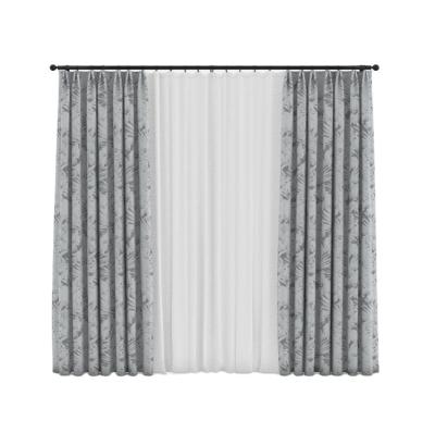 China Blackout Wholesale Valance 100% Direct Velvet Chenille Fabric Window Curtains for sale