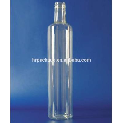 China 750ml Food High Stiffness Edible Oil Round Shape Plastic Bottle With Outlook Glass Bottle for sale