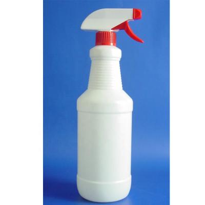 China 32oz Capacity Chemical Round Shape PE Material Spray Bottles for sale