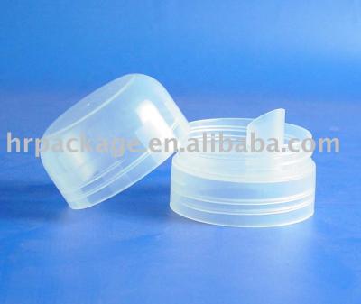 China Non Spill Plastic Bottle Lid / Cap / Transparent Backflow Funtion Food Grade Smart Non Spill Closure QS Lids for sale