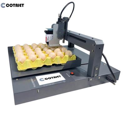 China Máquina de codificación de huevos 300DPI -600DPI / impresora de inyección de tinta de huevo con impresión en huevos y cajas de huevo en venta