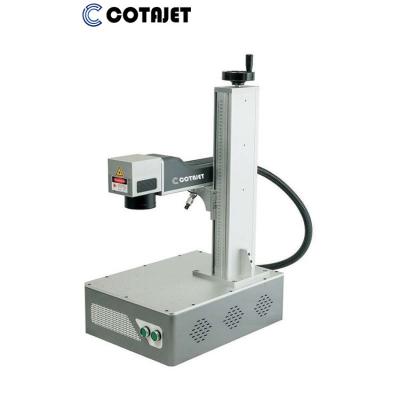 China COTAJET Portable Laser Marking Machine 20W 30W 50W 100W Expiry Date Coding Machine for sale