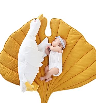 China Anti-Static White Anti-Static Sleeping Comfort Large Baby Goose Crib Pillow Baby Crib Pillow Belly Time Pillow Newborn Toys for sale