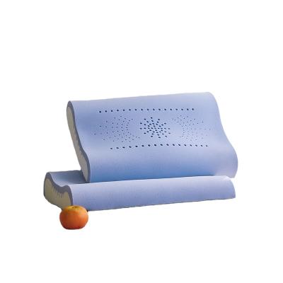 China New Design Folded Functional Breathing Sleep Pillow Aired Lavender Memory Foam Pillow for sale