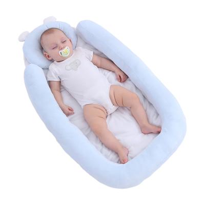 China Customized High Quality Anti-static Opp Cotton Cirb Baby Sofa Baby Breathable Nest For Sleeping Newborn Bed for sale