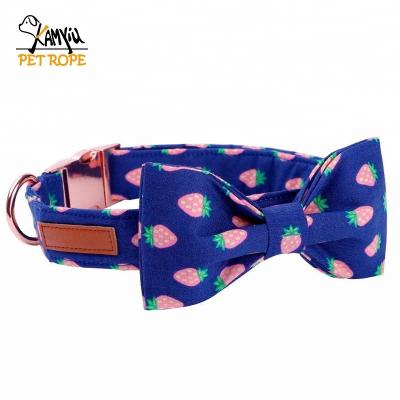 China Bestselling DETACHED Pet Collar Rose Gold Dog Collar Hardwaredog Training Collar for sale