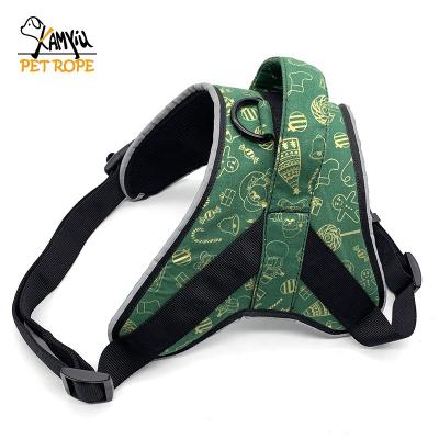 China DETACHED Pattern Custom Reversible Soft Dog Pet Harness for sale