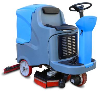 China Critical Cleaning / MN-V7 Residue Free Ride-On Electric Broom Scrubber, Machine, Marble & Granite Floor Cleaner Scrubber for sale