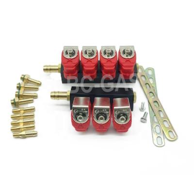 China Auro Gas CNG LPG Gas Cylinder Injector Rail For 2 3 4 CYL NGV Car Universal for sale