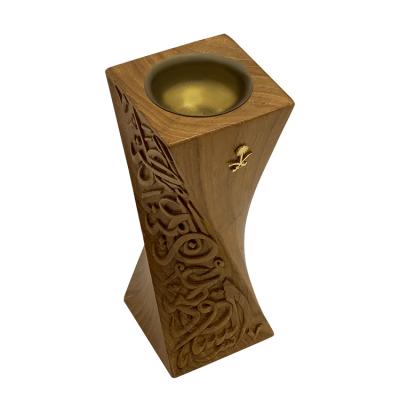 China Islam Traditianal Wood Portable Islam Incense Bakhoor Burner for sale