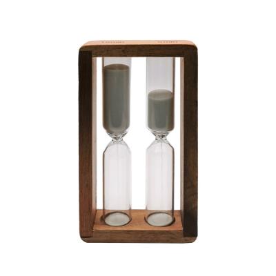 China Traditional wholesale wooden hourglass and small sand timer for sale