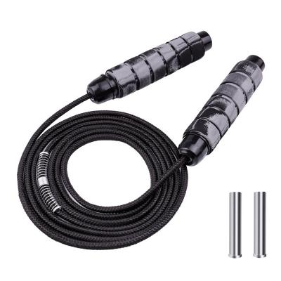 China 2021 Hot Sale Gym Plastic Adjustable Fitness Skipping Rope Long Handle Jump Rope Fitness Exercise Weighed for sale