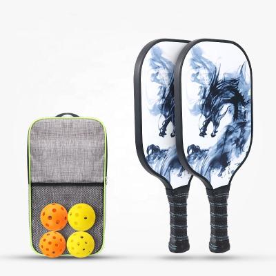 China Sport Customized LOGO Rackets Pickelball Paddle Set for 2 for sale