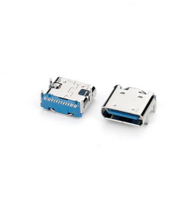 China USB3.1  C Type connector  16 Pin Connector Female USB Type-C Charge Jack for sale