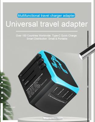 China Electronic gadgets fast charger Type C adapter usb travel adaptor EU AUS UK US plugs outlet for sale